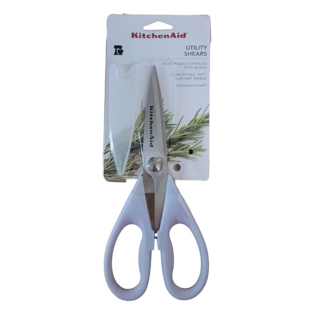 NEW KitchenAid All Purpose Kitchen Shears in Lavender Cream color